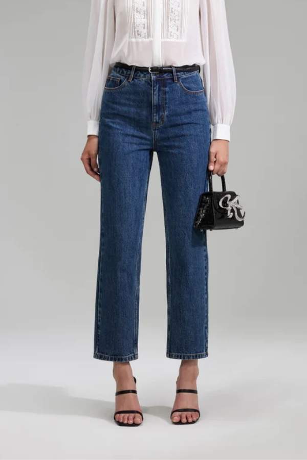 809P DENIM STRAIGHT LEG JEANS